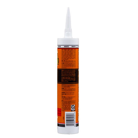 Gorilla Ultimate Paintable White Silicone Kitchen and Bath Sealant 9 oz, Pack of 12