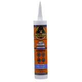 Gorilla White Silicone Window and Door Sealant 10 oz, Pack of 12