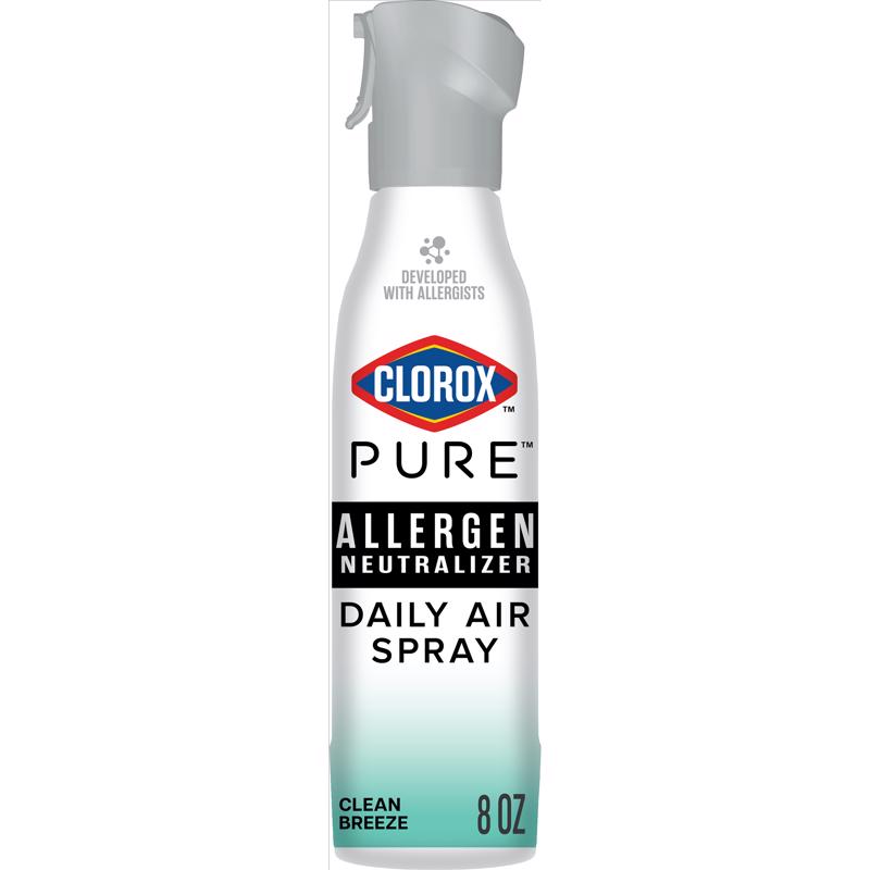 Clorox Pure Clean Breeze Scent Air Freshener Spray 8 oz Aerosol 1 pk, Pack of 6