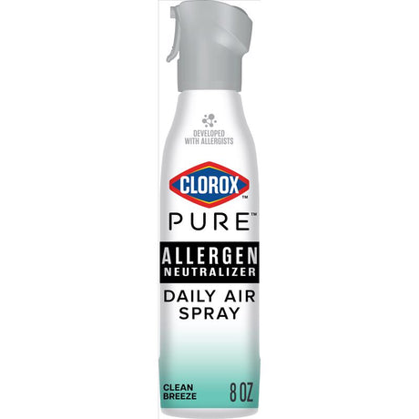 Clorox Pure Clean Breeze Scent Air Freshener Spray 8 oz Aerosol 1 pk, Pack of 6
