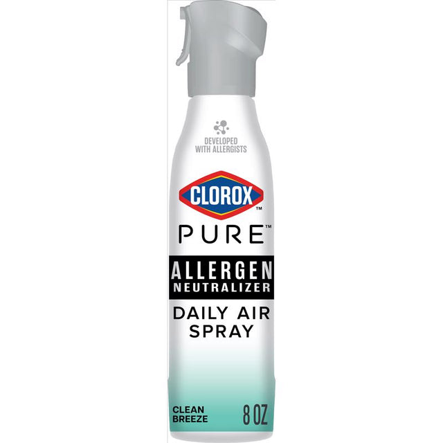 Clorox Pure Clean Breeze Scent Air Freshener Spray 8 oz Aerosol 1 pk, Pack of 6