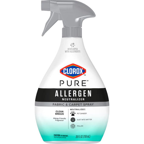 Clorox Pure Clean Breeze Scent Air Freshener Spray 26 oz Aerosol 1 pk, Pack of 6