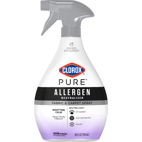 Clorox Pure Nighttime Calm Scent Air Freshener Spray 26 oz Liquid 1 pk, Pack of 6