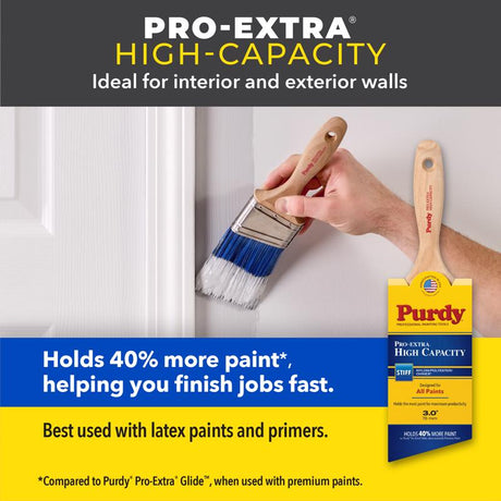 Purdy Pro-Extra High Capacity 2-1/2 in. Stiff Angle Paint Brush