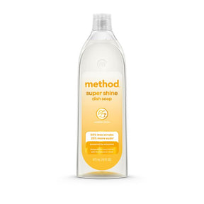 Method Super Shine Coastal Citron Scent Liquid Dish Soap 16 oz 1 pk, Pack of 4