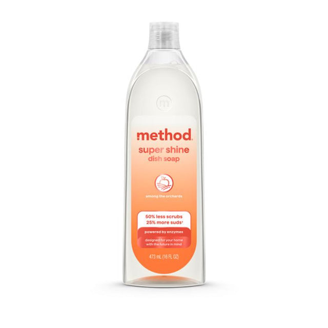 Method Super Shine Among the Orchards Scent Liquid Dish Soap 16 oz 1 pk, Pack of 4