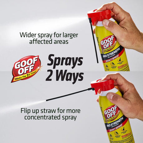 Goof Off Go Pro Strength All Purpose Remover 12 oz, Pack of 6
