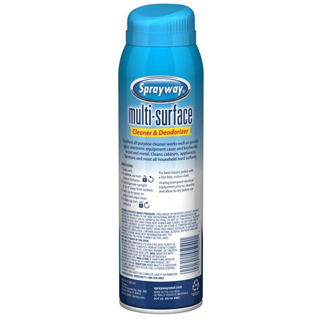 Sprayway Fresh Scent Multi-Surface Cleaner Aerosol 19 oz, Pack of 6