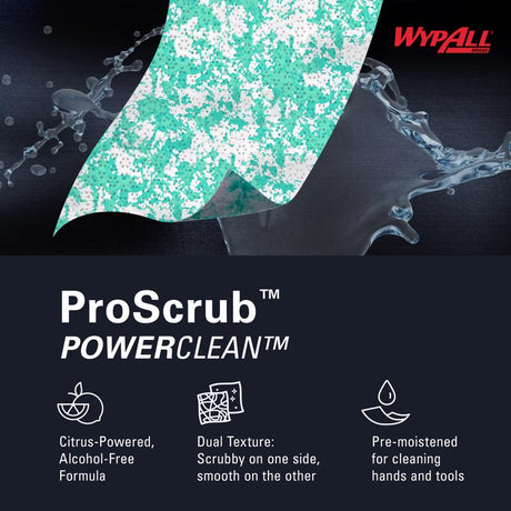 Wypall Polyester/Polyamide/Polypropylene Industrial Towels 12 in. W X 9.5 in. L 450 sheet 75 pk