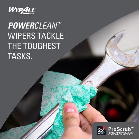 Wypall Polyester/Polyamide/Polypropylene Industrial Towels 12 in. W X 9.5 in. L 450 sheet 75 pk
