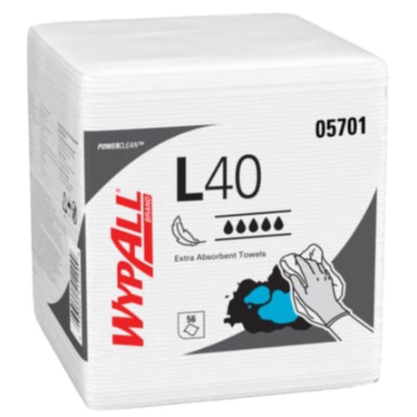 Wypall Cellulose Disposable Towels 12 in. W X 12.5 in. L 1008 sheet 56 pk, Pack of 18