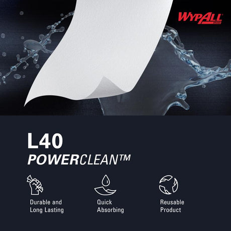 Wypall Cellulose Disposable Towels 12 in. W X 12.5 in. L 1008 sheet 56 pk, Pack of 18