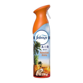 Febreze Hawaiin Aloha Scent Air Freshener Spray 8.1 oz Aerosol 1 pk, Pack of 6