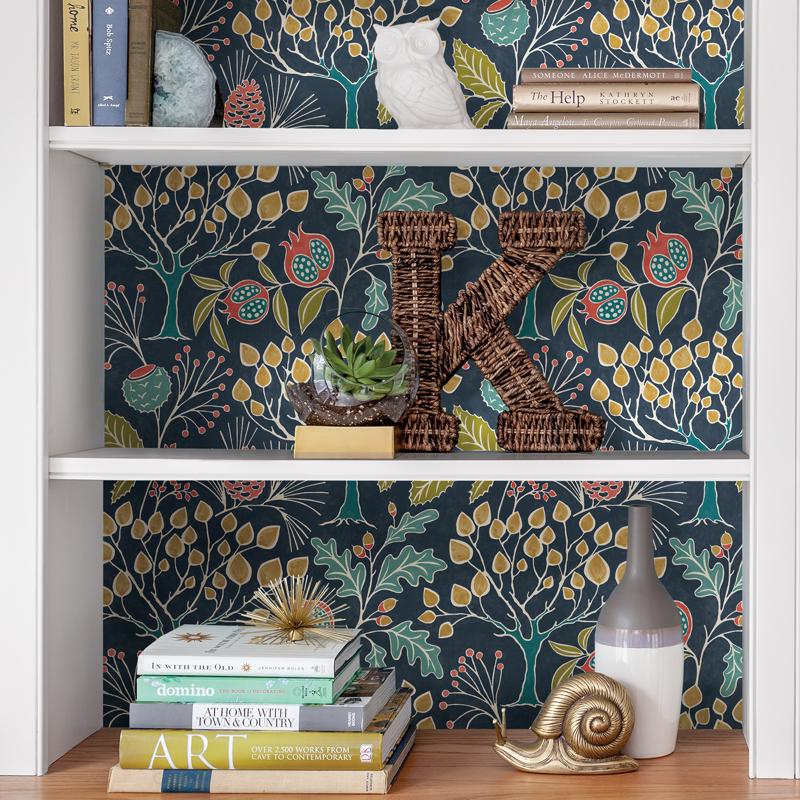 NuWallpaper 20.5 in. W X 216 in. L Peel and Stick Wallpaper, Pack of 4