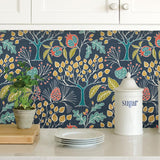 NuWallpaper 20.5 in. W X 216 in. L Peel and Stick Wallpaper, Pack of 4