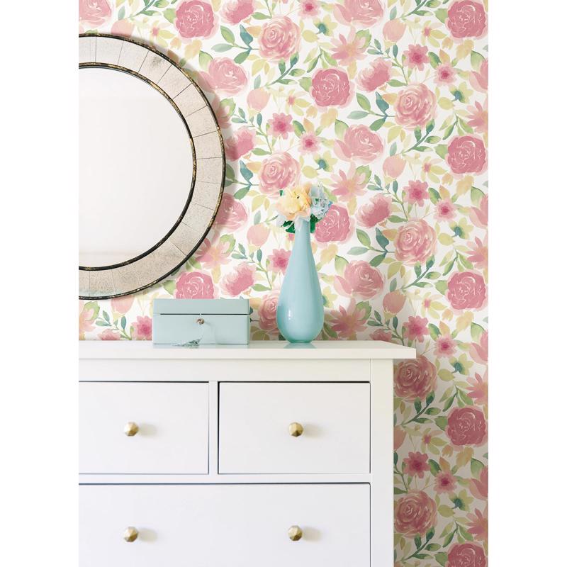 NuWallpaper 20.5 in. W X 216 in. L Peel and Stick Wallpaper, Pack of 4