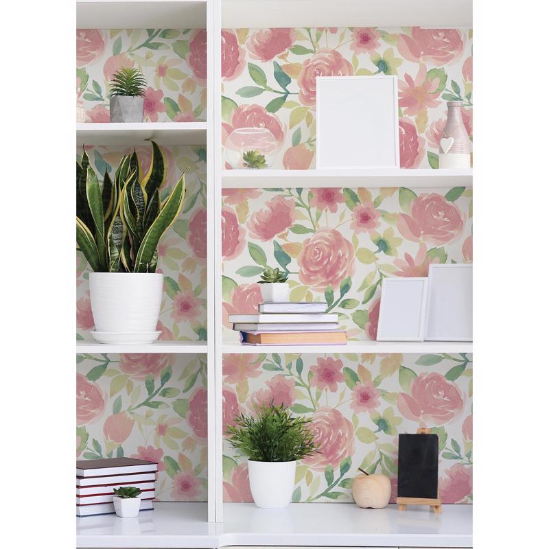 NuWallpaper 20.5 in. W X 216 in. L Peel and Stick Wallpaper, Pack of 4
