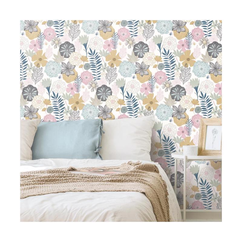 RoomMates 20.5 in. W X 198 in. L Peel and Stick Wallpaper, Pack of 4