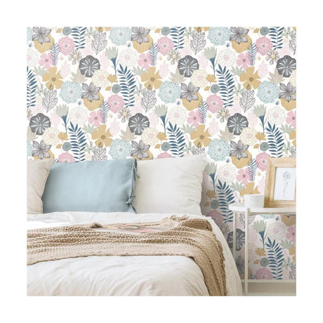 RoomMates 20.5 in. W X 198 in. L Peel and Stick Wallpaper, Pack of 4