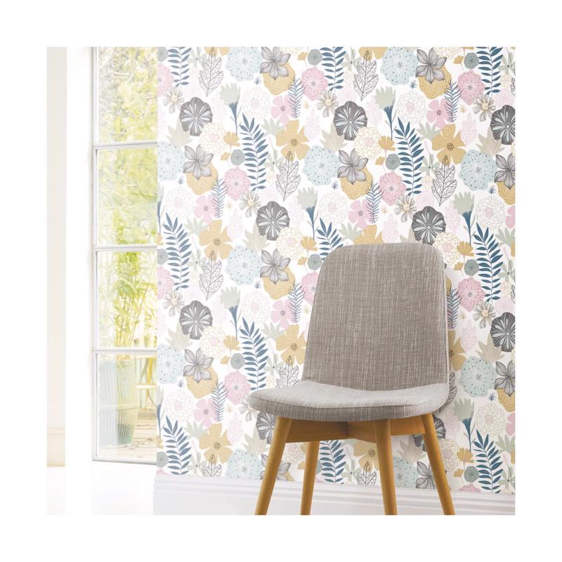 RoomMates 20.5 in. W X 198 in. L Peel and Stick Wallpaper, Pack of 4