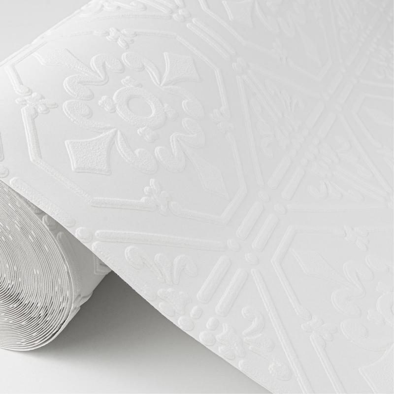 Brewster 20.9 in. W X 396 in. L Paste Paintable Wallpaper, Pack of 6