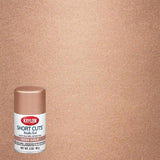 Krylon Short Cuts High-Gloss Rose Gold Craft Spray Paint 3 oz, Pack of 6