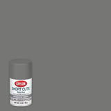 Krylon Short Cuts Matte Shadow Gray Craft Spray Paint 3 oz, Pack of 6