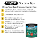 Minwax Helmsman Semi-Gloss Clear Water-Based Spar Urethane 1 qt
