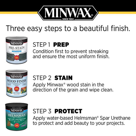 Minwax Helmsman Satin Clear Water-Based Spar Urethane 1 qt