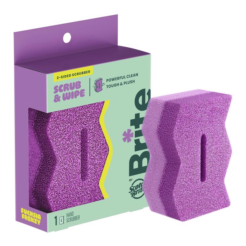 Scotch-Brite Medium Duty Scrubber Sponge For All Purpose 1 pk, Pack of 6
