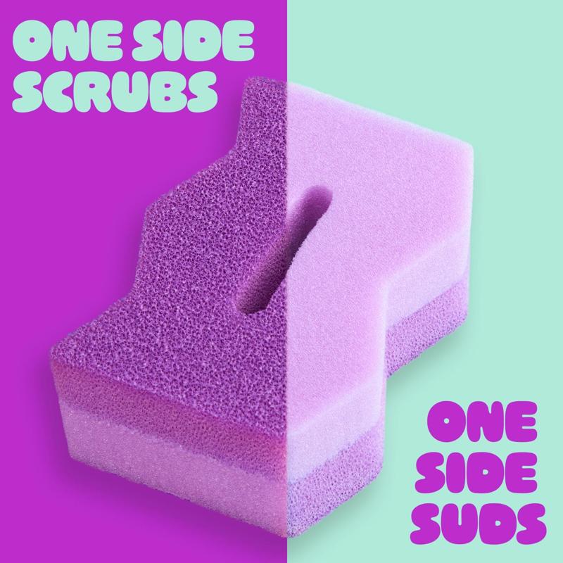 Scotch-Brite Medium Duty Scrubber Sponge For All Purpose 1 pk, Pack of 6