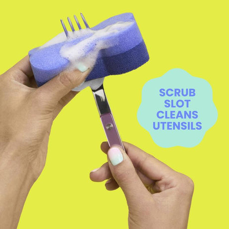 Scotch-Brite Medium Duty Scrubber Sponge For All Purpose 1 pk, Pack of 6