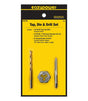 Eazypower 83719 Tap Die and Drill Set, 3-Piece, Tungsten Steel