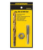 Eazypower 83727 Tap Die and Drill Set, 3-Piece, Tungsten Steel, Titanium Nitride-Coated