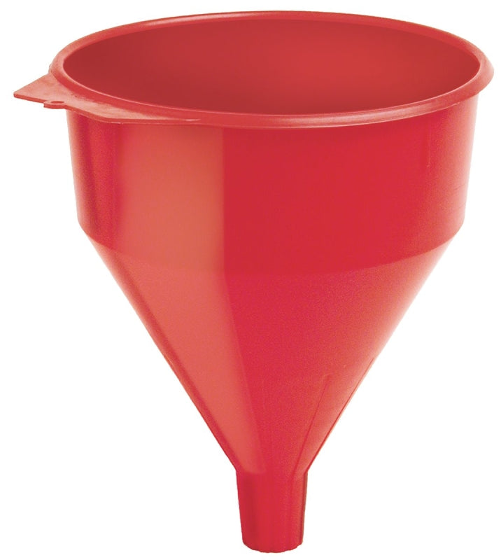 LubriMatic 75-072 Funnel, 6 qt, Plastic, Red, 11 in H