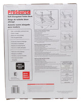 ProSource ES001-WH Toilet Seat, Elongated, PP, White, Plastic Hinge