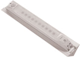 Fulcrum 30050-308 Motion Sensor Light, AA Battery, 10-Lamp, LED Lamp, 65 Lumens, 7000 K Color Temp, White, Screw