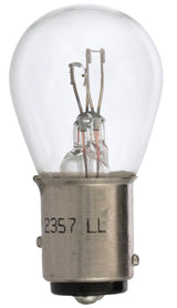 Peak 2357LL-BPP Miniature Automotive Bulb, 500 Lumens, 12.8 V, 29 W, Incandescent Lamp, Bayonet, Clear