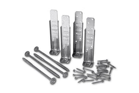 Simpson Strong-Tie DTT DTT1Z-KT Deck Tension Tie Kit, 7-1/8 in L, 1-1/2 in W, Steel, ZMAX