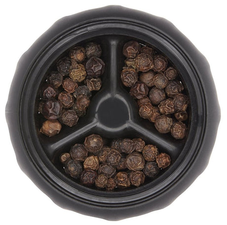 Oxo 1141000 Salt and Pepper Grinder Set, 1.94 oz Pepper, 4.76 oz Salt Capacity, Plastic/Stainless Steel, Clear