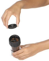 Oxo 1141000 Salt and Pepper Grinder Set, 1.94 oz Pepper, 4.76 oz Salt Capacity, Plastic/Stainless Steel, Clear
