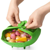 Oxo 1142380 Steamer, Silicone, Green