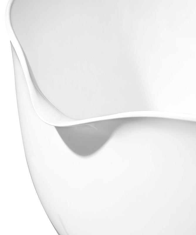 Good Grips 1144000 Batter Bowl, 2 qt Capacity, Round, 8 in L, 7-3/4 in W, Plastic, White