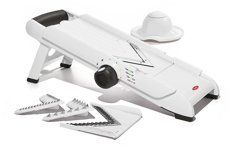 Good Grips 1155700V2 Series Mandoline Slicer, 2-1/4 in Folded, 5-1/2 in Standing L, Stainless Steel Blade