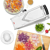 Good Grips 1155700V2 Series Mandoline Slicer, 2-1/4 in Folded, 5-1/2 in Standing L, Stainless Steel Blade