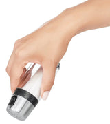 Oxo 1234780 Salt and Pepper Shaker Set, 2 oz, Plastic/Stainless Steel, Clear