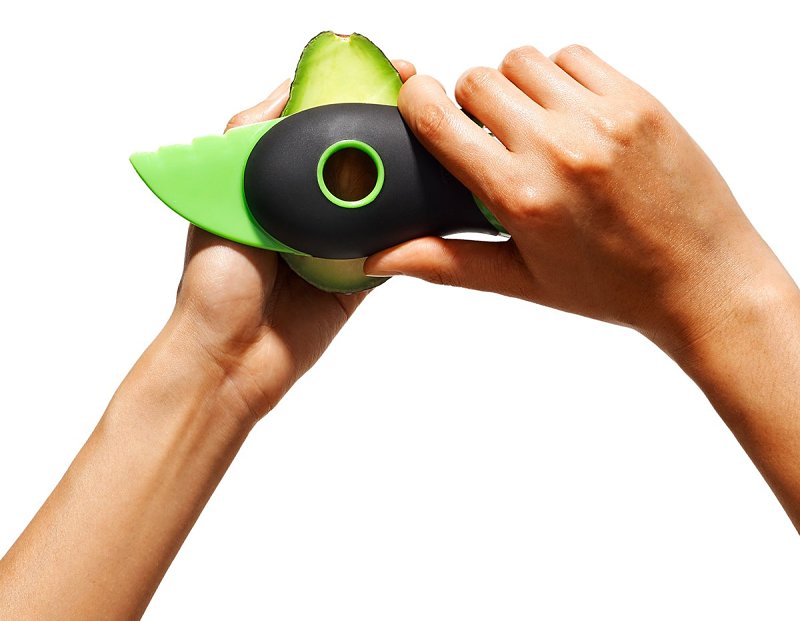 Good Grips 1252180 Avocado Slicer, Plastic Blade, Green, Dishwasher Safe