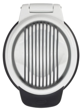 Oxo 1271080V1 Egg Slicer, Stainless Steel Blade, White, Dishwasher Safe