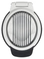 Oxo 1271080V1 Egg Slicer, Stainless Steel Blade, White, Dishwasher Safe