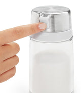 Oxo 1272380 Sugar Dispenser, 9 oz Capacity, Plastic/Stainless Steel, Clear